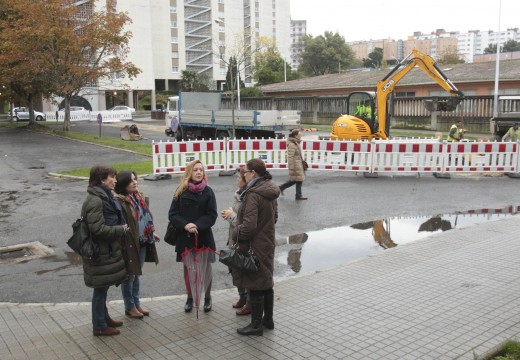 O Goberno local inicia a renovación dos aparcadoiros das torres Dos mariñeiros