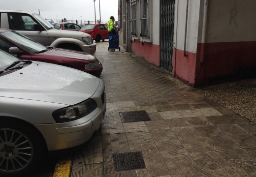 O Concello reordenará o tramo do Malecón entre Rosalía de Castro e Mercado para facilitar a circulación dos peóns