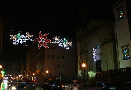 O Concello de Ordes inaugura o seu sistema de iluminación de Nadal