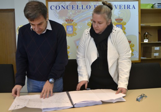 Unha obra da Deputación permitirá mellorar a seguridade e renovar servizos da principal vía de entrada a Aguiño