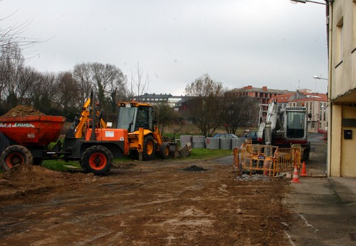 O Concello inicia as obras previstas na rúa Xardín