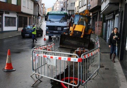 Arranca o segundo tramo das obras na rede de saneamento da rúa O Recreo