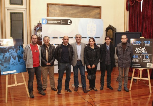 A terceira edición dos Xogos Escolares contará coa participación de máis de 1.100 alumnos de 44 centros escolares da cidade