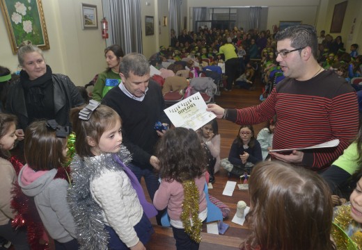 Clausura dos obradoiros de conciliación de Nadal do concello de Riveira