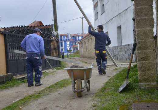 O concello emprende o acondicionamento da travesía de Insuabela en Aguiño