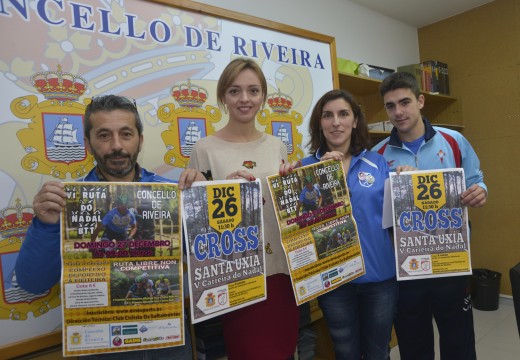 Unha ruta de BTT e a tradicional Carreira de Nadal promoverán a práctica do deporte en Riveira durante estas datas festivas