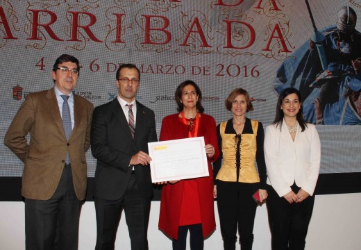 A Festa da Arribada de Baiona recibe en Fitur a declaración de Festa de Interese Turístico Internacional