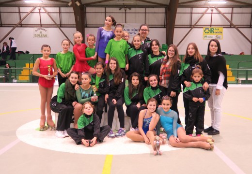 Éxito de participación no I Campionato Concello de Ordes de Patinaxe Artística