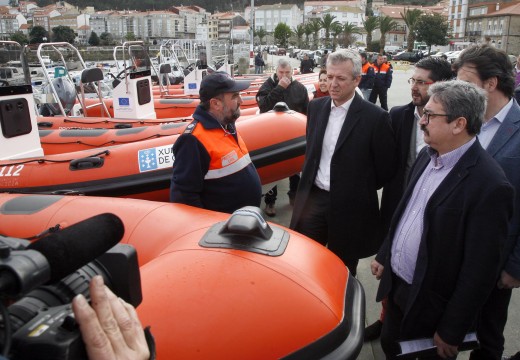 A Xunta reforza os servizos de Protección Civil coa entrega de 13 embarcacións de Salvamento para concellos da Coruña e Lugo