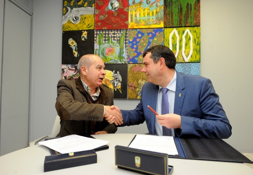 O Concello de Ordes e a Deputación da Coruña asinan o convenio de acondicionamento do pavillón Campomaior