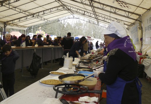 Degustación gratuíta de 1.000 tortillas de masa na XI Festa da Merenda de Aiazo (Frades), que terá lugar este domingo 20 de marzo