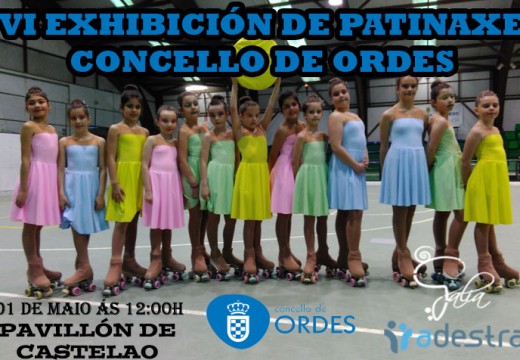 Máis de 300 nenos e nenas participarán este vindeiro domingo na VI Exhibición de Patinaxe Concello de Ordes