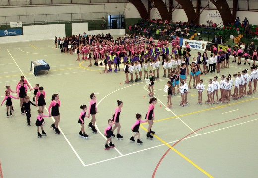 Aforo completo na VI Exhibición de Patinaxe Artística  Concello de Ordes