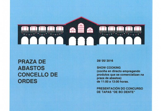 O Concello de Ordes organiza un Showcooking para promover a súa Praza de Abastos