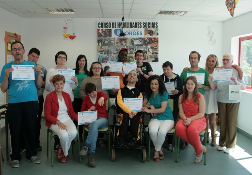 Susana García clausura o Curso de Habilidades Sociais e garante a súa continuidade