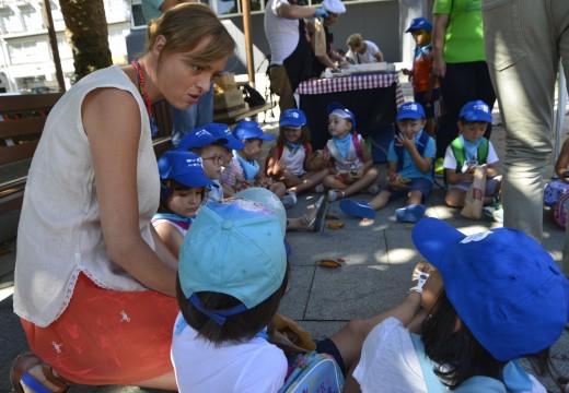 Os nenos do Verán Cultural participaron na actividade “Ponlle as pilas ao teu bocata”