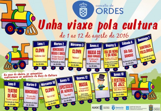 Arranca o programa cultural de verán organizado polo Concello de Ordes