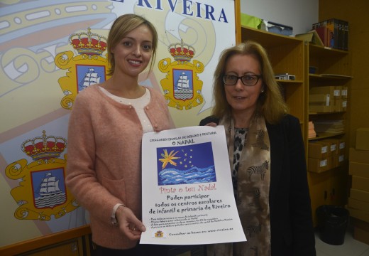 Un concurso entre alumnos de infantil e primaria dos colexios de Riveira decidirá o cartel destas festas de Nadal