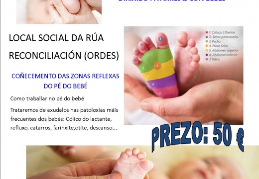 Obradoiro de reflexoloxía podal para bebés