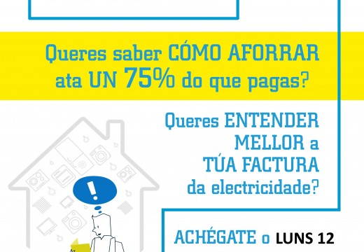 Charla sobre o aforro no recibo da luz