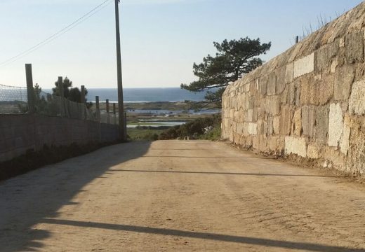 Conclúe a mellora con pavimento ecolóxico do camiño rural de Agro da Cuña en Vixán, situado dentro do Parque Natural