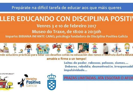 Charla gratuíta ‘Educando con disciplina positiva’