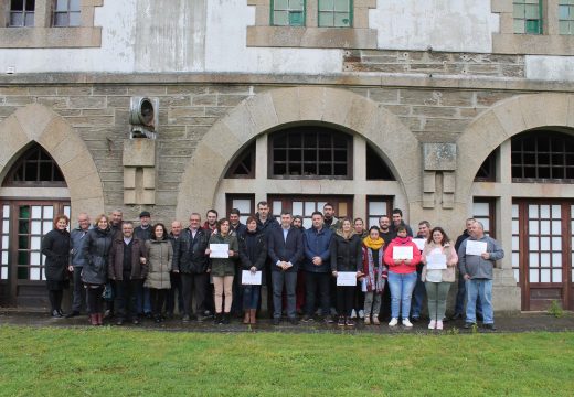 Clausurado o Obradoiro de Emprego de Ordes e Frades, que formou a vinte persoas nas especialidades de albanelería e actividades auxiliares en viveiros e xardíns