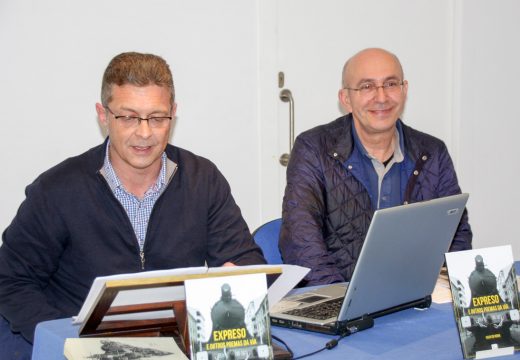 Xulio Cid Neira presentou en Brión o seu último libro de poesía “Expreso e outros poemas da vía”