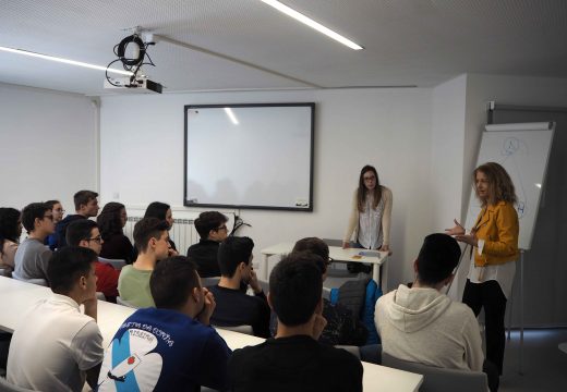 Alumnos do colexio Galaxia coñecen as instalacións do Viveiro de Empresas