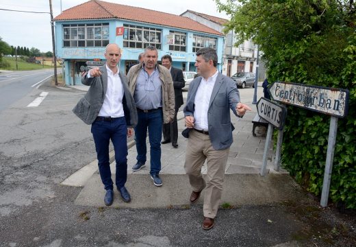 A Xunta saca a licitación as obras dun itinerario peonil en Curtis que mellorará a seguridade viaria na estrada AC-840