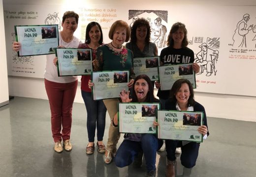 Fin de curso no obradoiro “Licenza para rir” do Museo do Humor de Fene