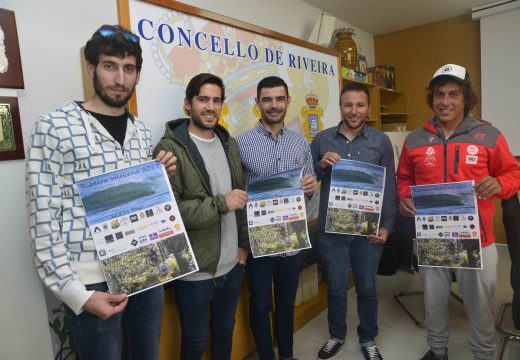 Un cento de participantes na segunda edición do Riveira Weekend, que combina surf e bodyboard con descenso en bicicleta