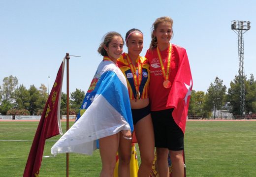 Medalla de prata nacional para a atleta María Pena