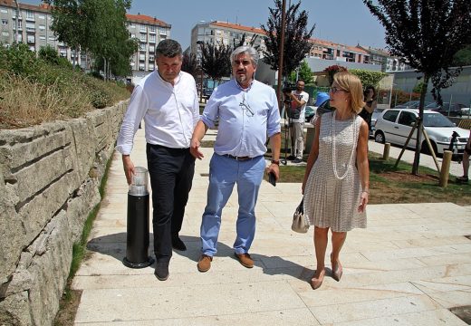 Medio Ambiente habilitou un sendeiro no centro de Boiro para mellorar a cohesión urbana e facilitar a integración veciñal