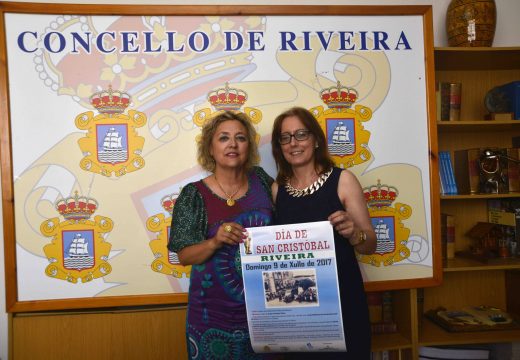 Unha colección de coches antigos acompañará a procesión na honra de San Cristovo polas rúas de Riveira