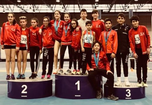 Grande actuación do Club Atlética A Silva-Ordes en diversos campionatos autonómicos e nacionais