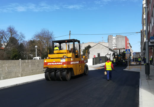 O Concello inicia as obras de aglomerado na Rúa Nova