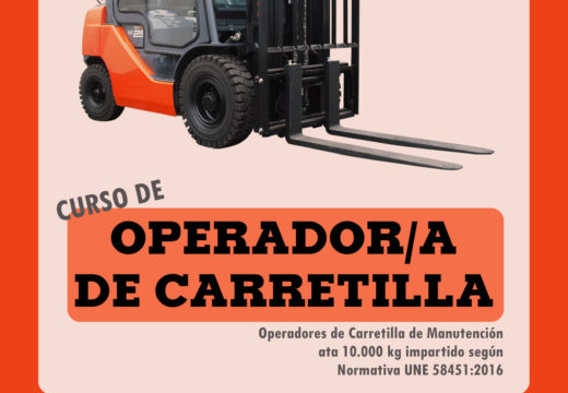 Novo curso de operador/a de carretilla