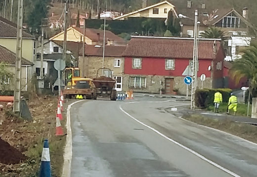 Comezan as obras de construción da senda peonil e ciclista entre os núcleos de A Susana e A Eirexe