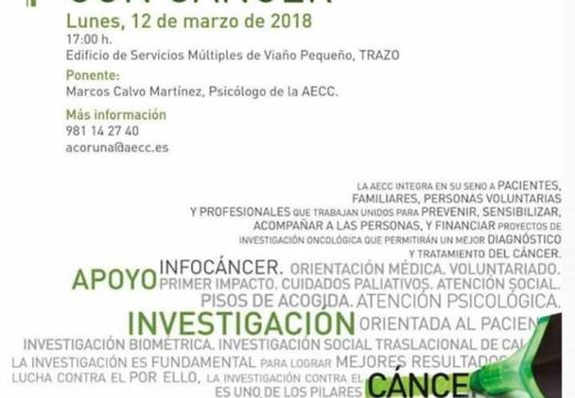 Charla sobre o acompañamento das persoas con cancro