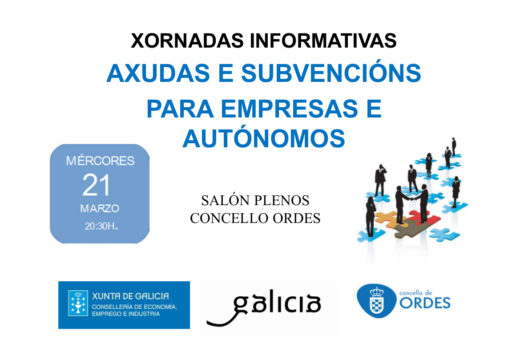 Charla sobre axudas e subvencións a empresas e autónomos