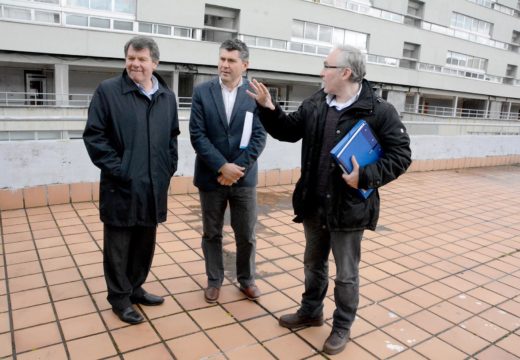 A Xunta inviste máis de 47.000 euros na impermeabilización exterior dun local de propiedade pública no barrio das Flores