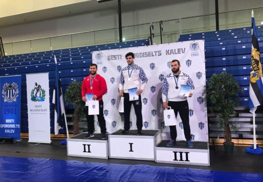 Excelente resultado de DAMIÁN IGLESIAS no TORNEO INTERNACIONAL DE LOITAS OLÍMPICAS, celebrado este pasado fin de semana en TALLÍN (ESTONIA)