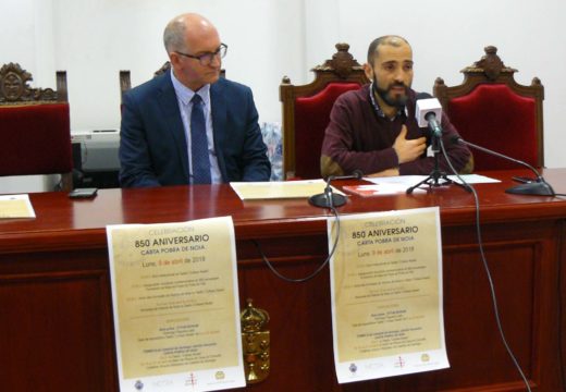 O Coliseo Noela acollerá este luns 9 de abril o acto institucional de celebración do 850 aniversario da Carta Pobra de Noia