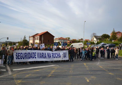 Cambre maniféstase para pedir seguridade na Rocha Xa!!!