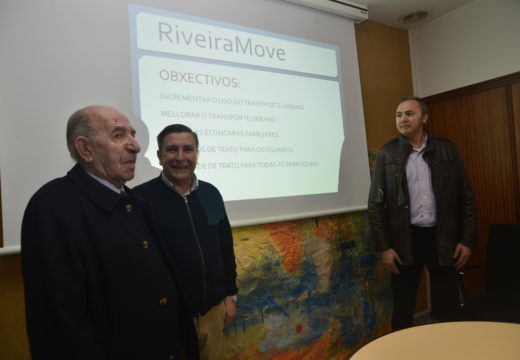 O concello impulsa o plan de transporte subvencionado ‘Riveira Move’ polo que todas as viaxes regulares en autobús custarán 1€