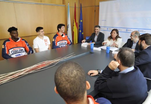 Medio Ambiente invita ao Leyma Basquet Coruña a dar o salto á economía circular a través da reciclaxe de envases