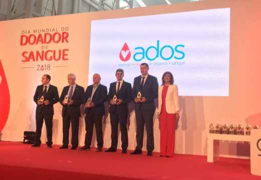 ADOS premia a Ordes no Día Mundial do Doante pola súa gran contribución en materia de doazón de sangue