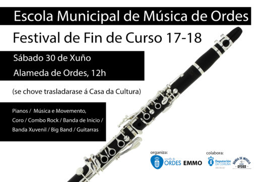 Concerto de fin de curso da Escola Municipal de Música