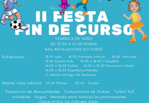 O Concello de Boqueixón celebra este venres a II Festa de Fin de Curso das Actividades Deportivas